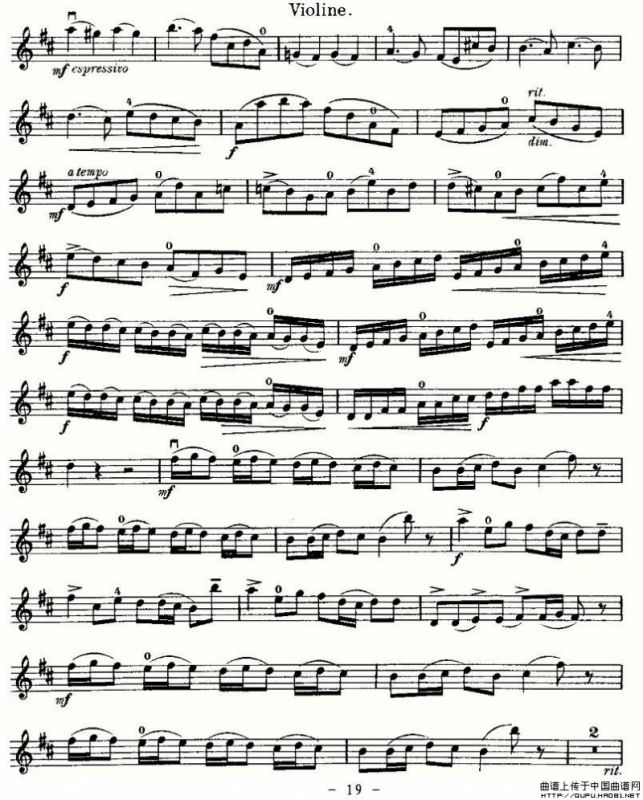 里丁格（Oskar_Rieding)b小调小提琴协奏）