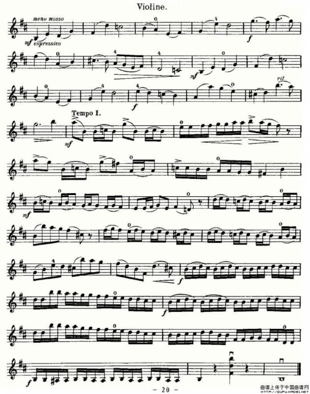 里丁格（Oskar_Rieding)b小调小提琴协奏）