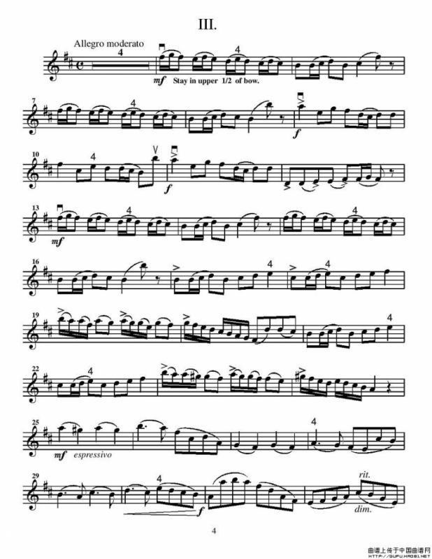 里丁格（Oskar Rieding)b小调小提琴协奏）