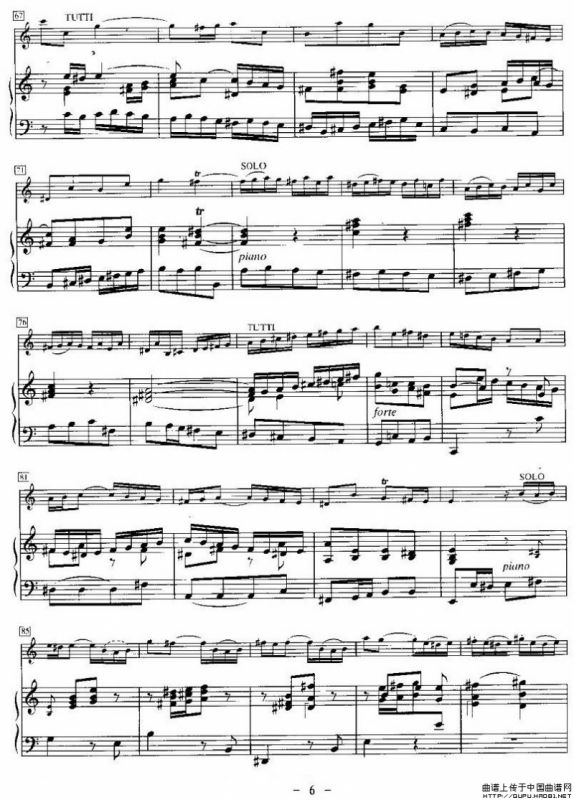 巴赫a小调小提琴协奏曲