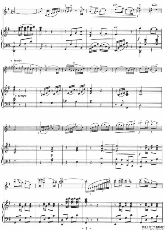 千年的铁树开了花（小提琴+钢琴）