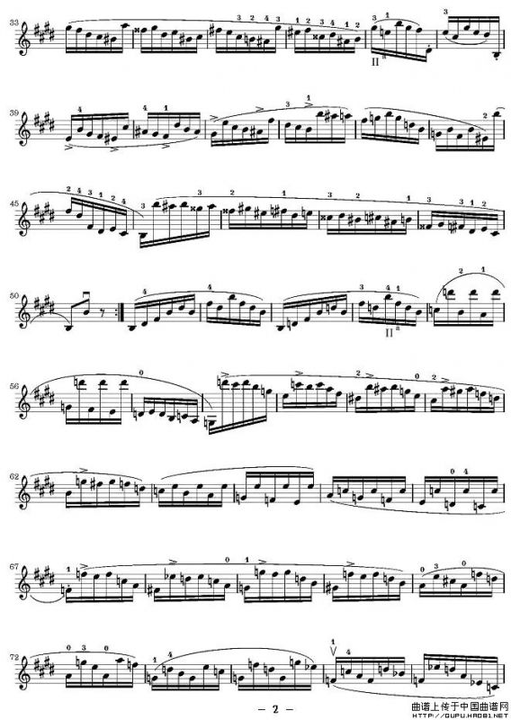 帕格尼尼24首随想曲No.3