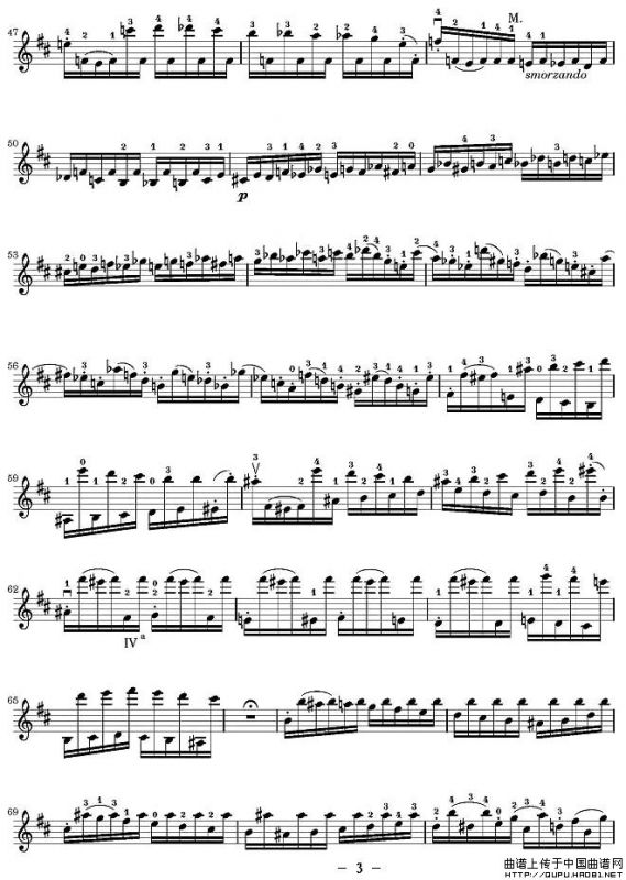 帕格尼尼24首随想曲No.2