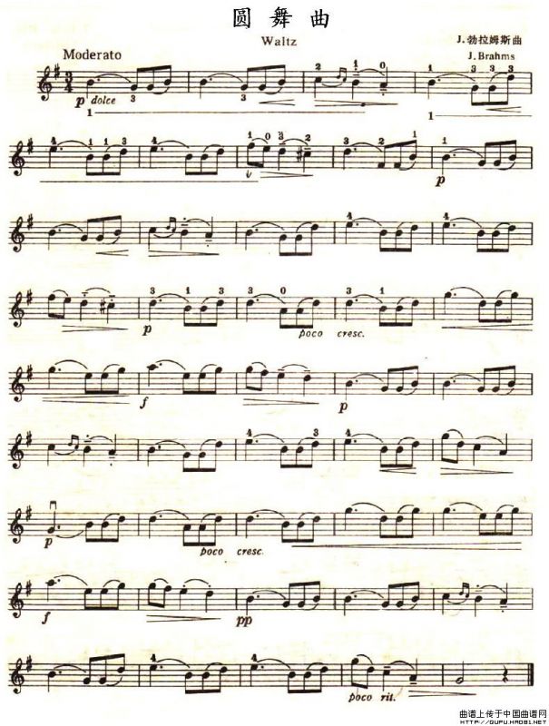圆舞曲（J·勃拉姆斯作曲版）