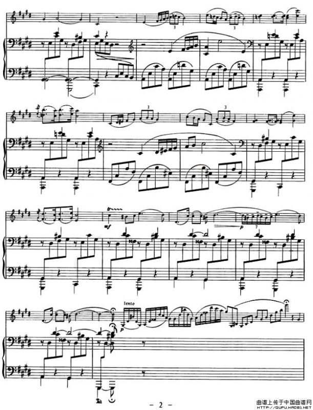 NOCTURNE（钢琴伴奏小提琴谱）