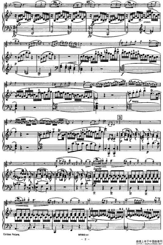 SONATE（奏鸣曲）（小提琴+钢琴伴奏）