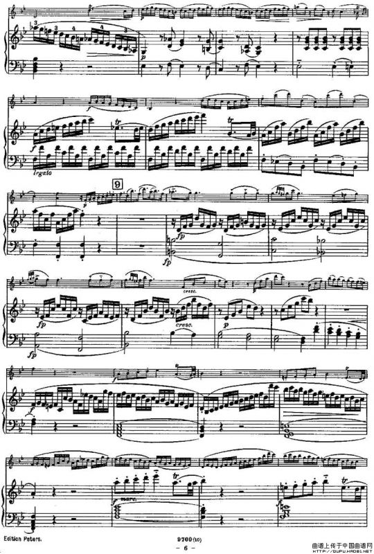 SONATE（奏鸣曲）（小提琴+钢琴伴奏）