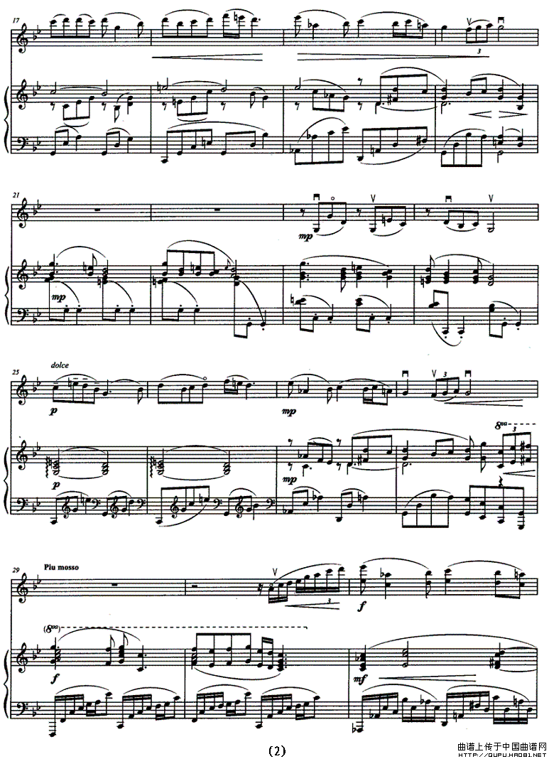 思念（钢琴+小提琴）