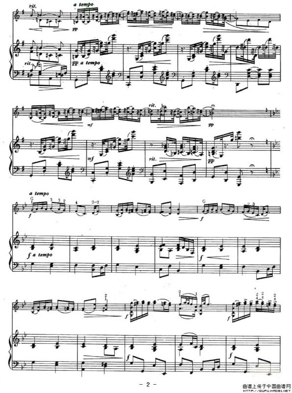 幽默曲（小提琴+钢琴伴奏）