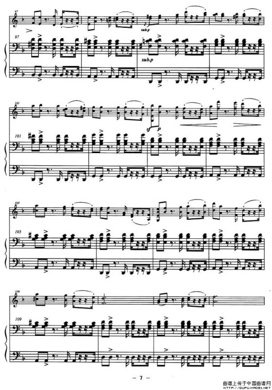 巴斯克随想曲（钢琴伴奏小提琴谱）