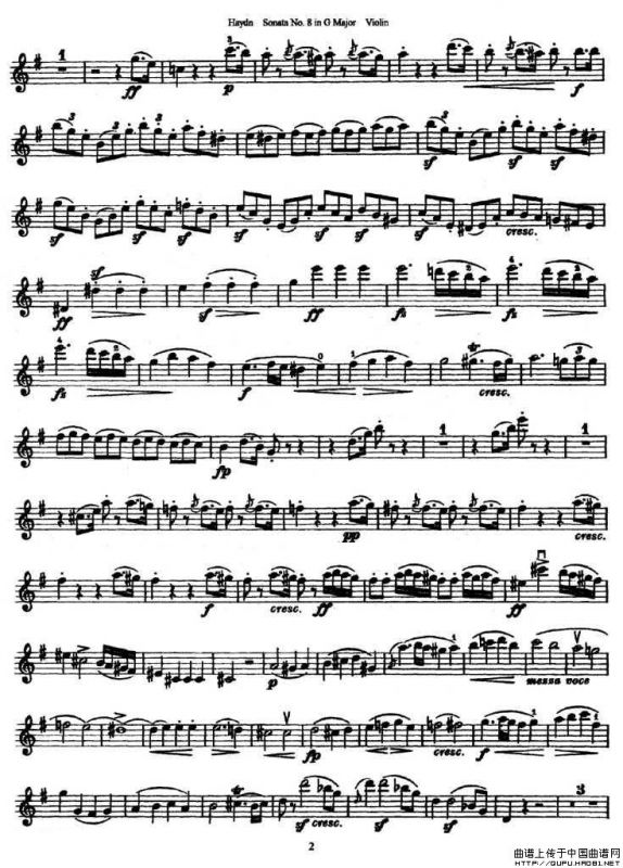 Soata No.8. in G Major