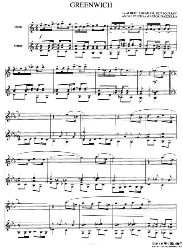 GREENWICH（小提琴+吉他）