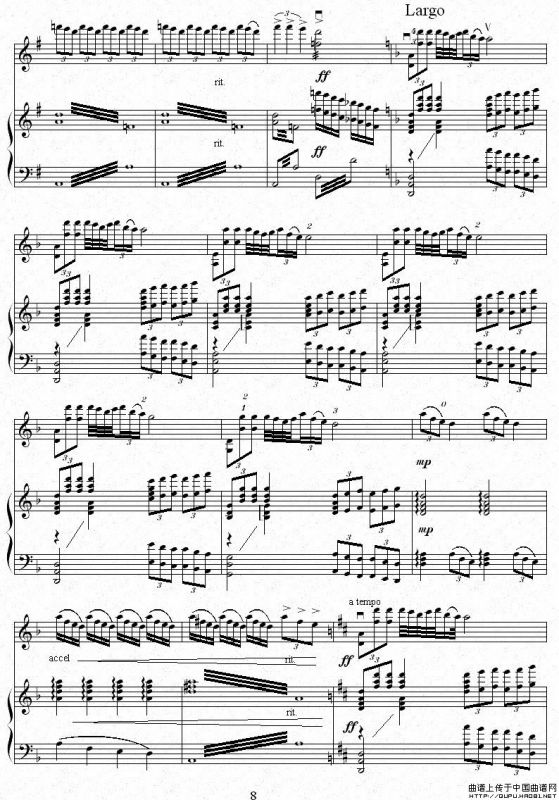 悲歌（小提琴独奏＋钢琴伴奏）