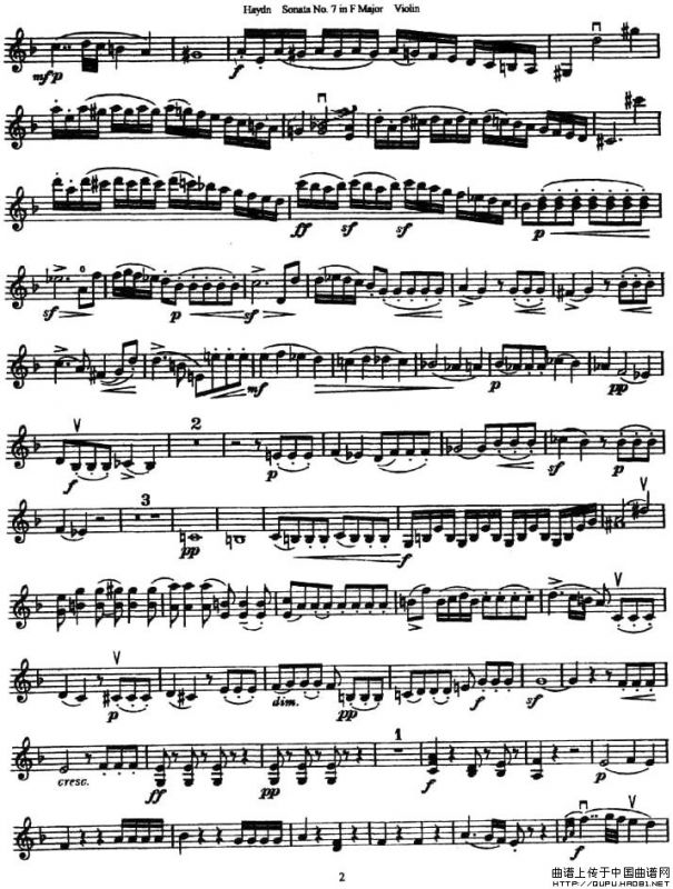 Soata No.7 in F Major