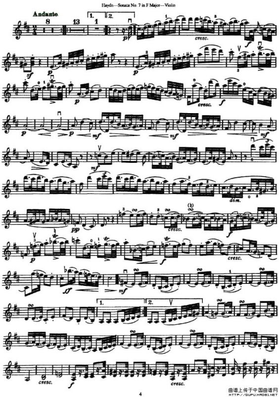 Soata No.7 in F Major