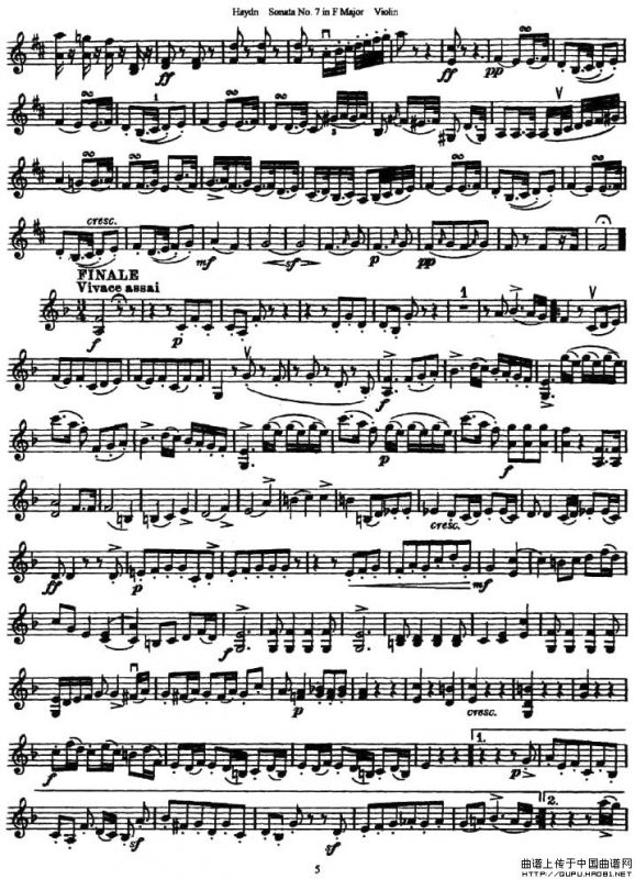 Soata No.7 in F Major