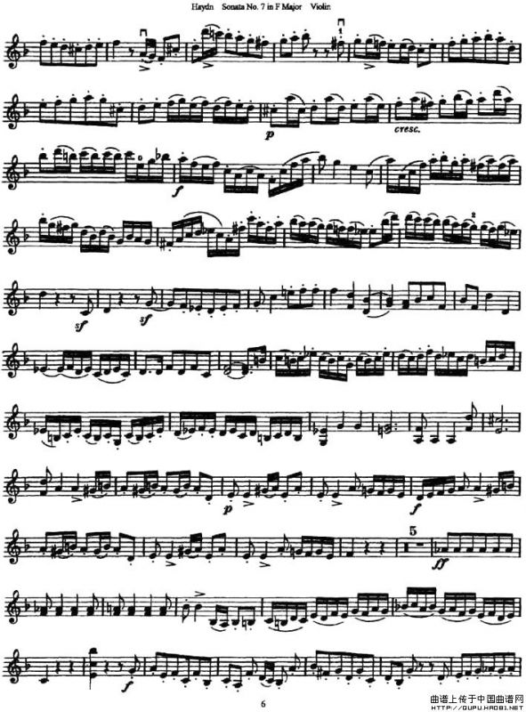 Soata No.7 in F Major