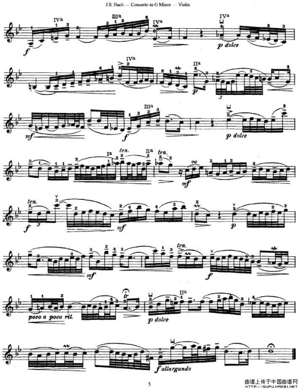 Concerto in G Minor（G小调协奏曲）