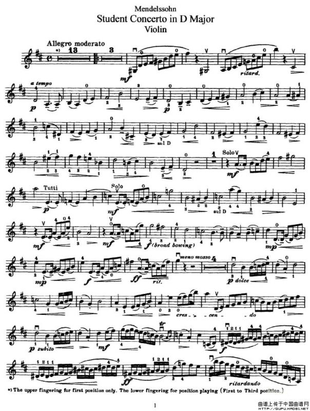 Student Concerto in D Major