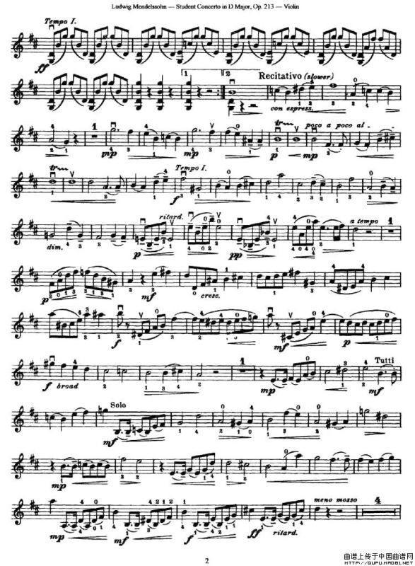 Student Concerto in D Major