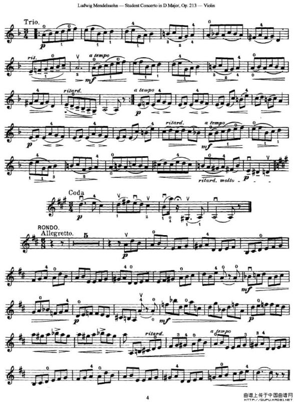 Student Concerto in D Major