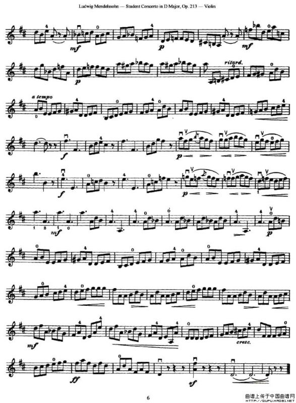 Student Concerto in D Major