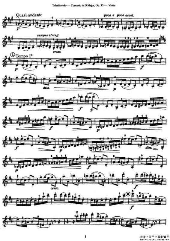 Concerto in D Major.Op.35
