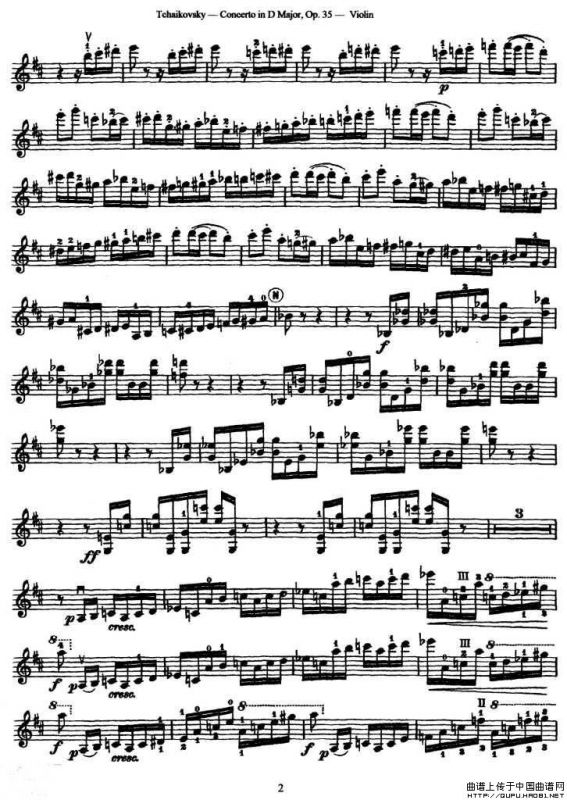 Concerto in D Major.Op.35