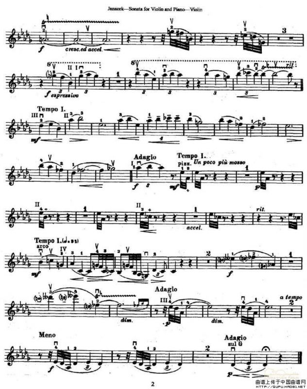 Sonata for Violin and Piano（奏鸣曲）