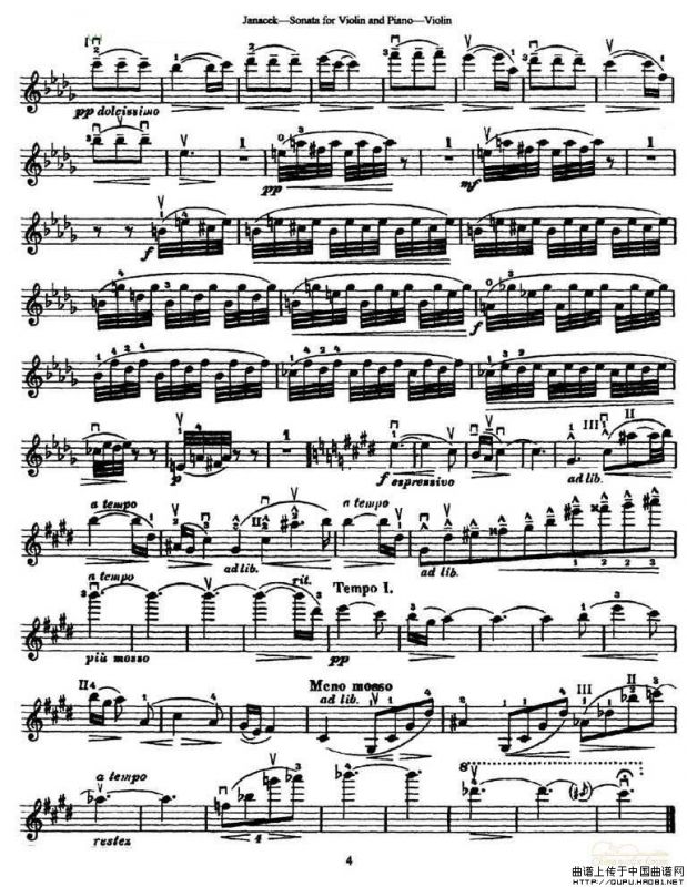 Sonata for Violin and Piano（奏鸣曲）
