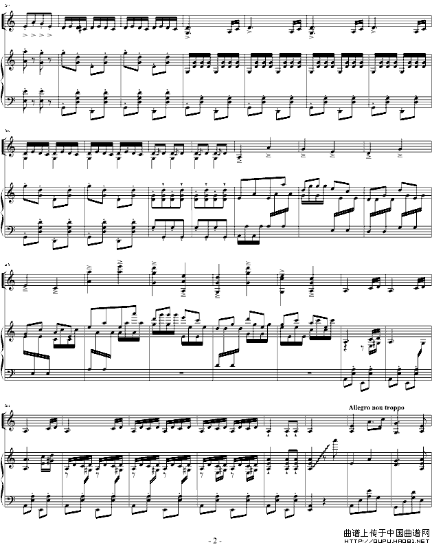 赛马（齐少凡改编版、小提琴+钢琴）