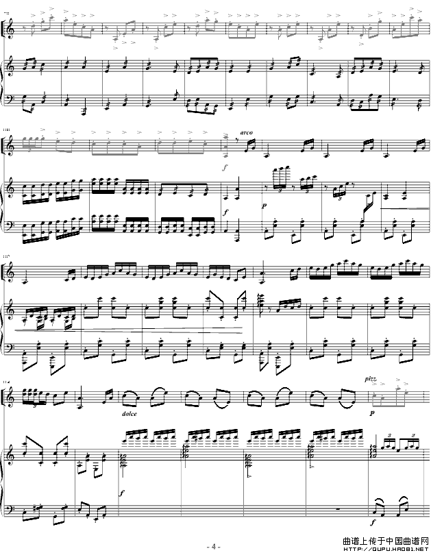 赛马（齐少凡改编版、小提琴+钢琴）