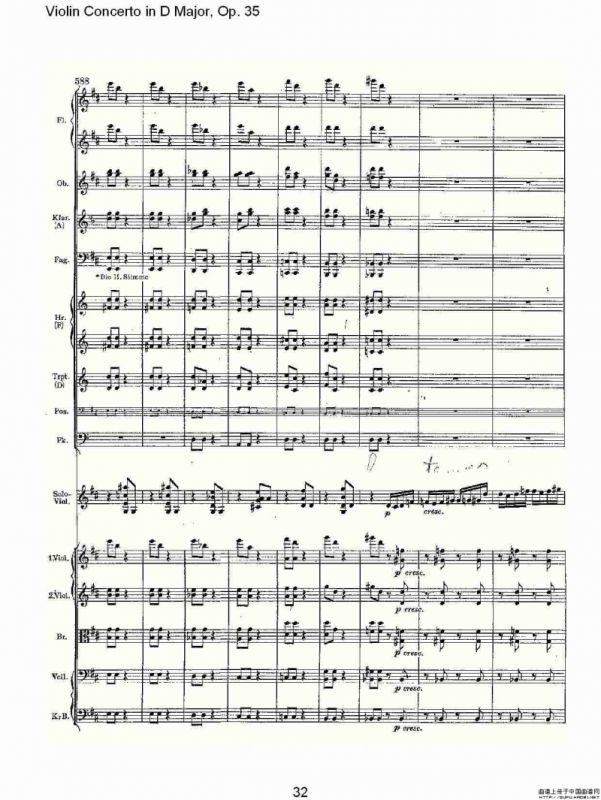 D大调小提琴协奏曲, Op.35第三乐章（二）