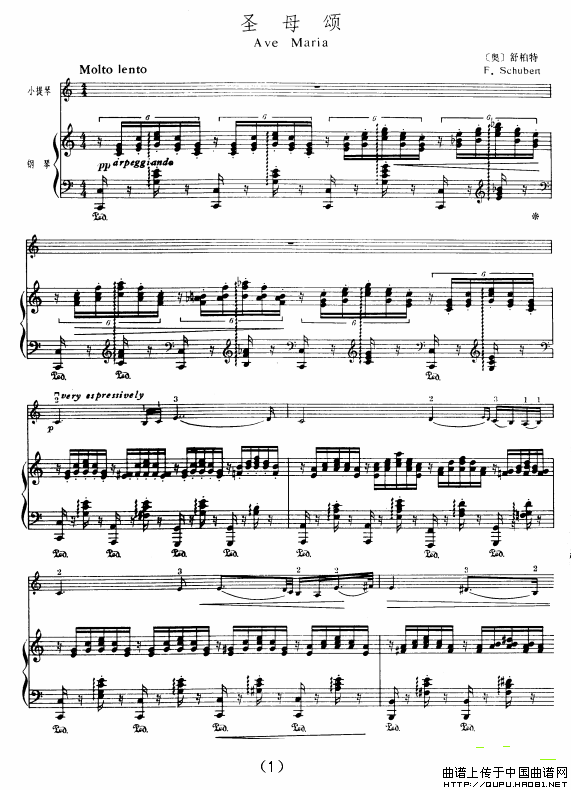 圣母颂（小提琴+钢琴）