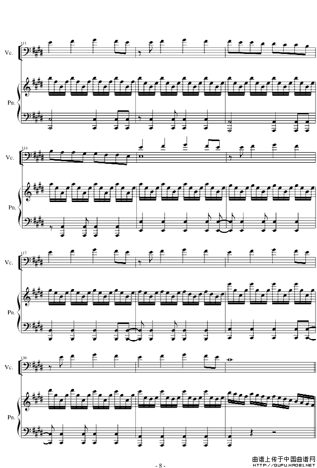 LOVE STORY MEETS VIVA LA VIDA（大提琴+钢琴）