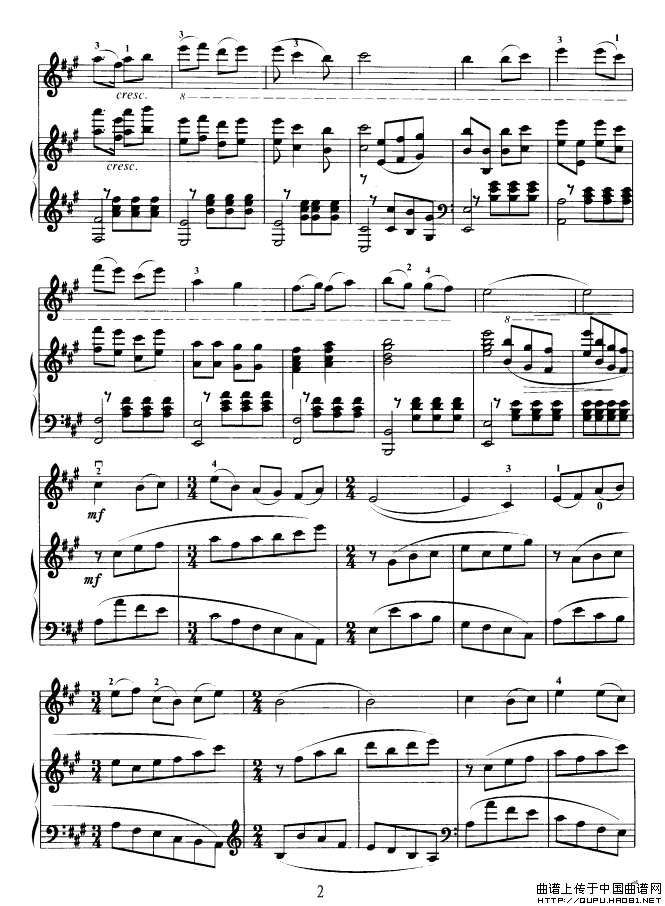 回归抒怀（小提琴+钢琴）