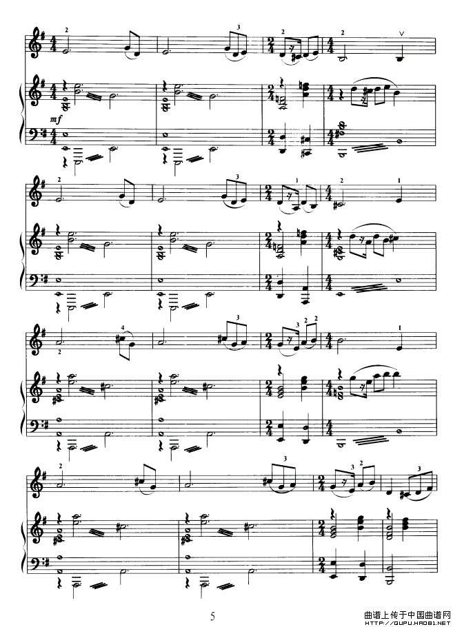 回归抒怀（小提琴+钢琴）