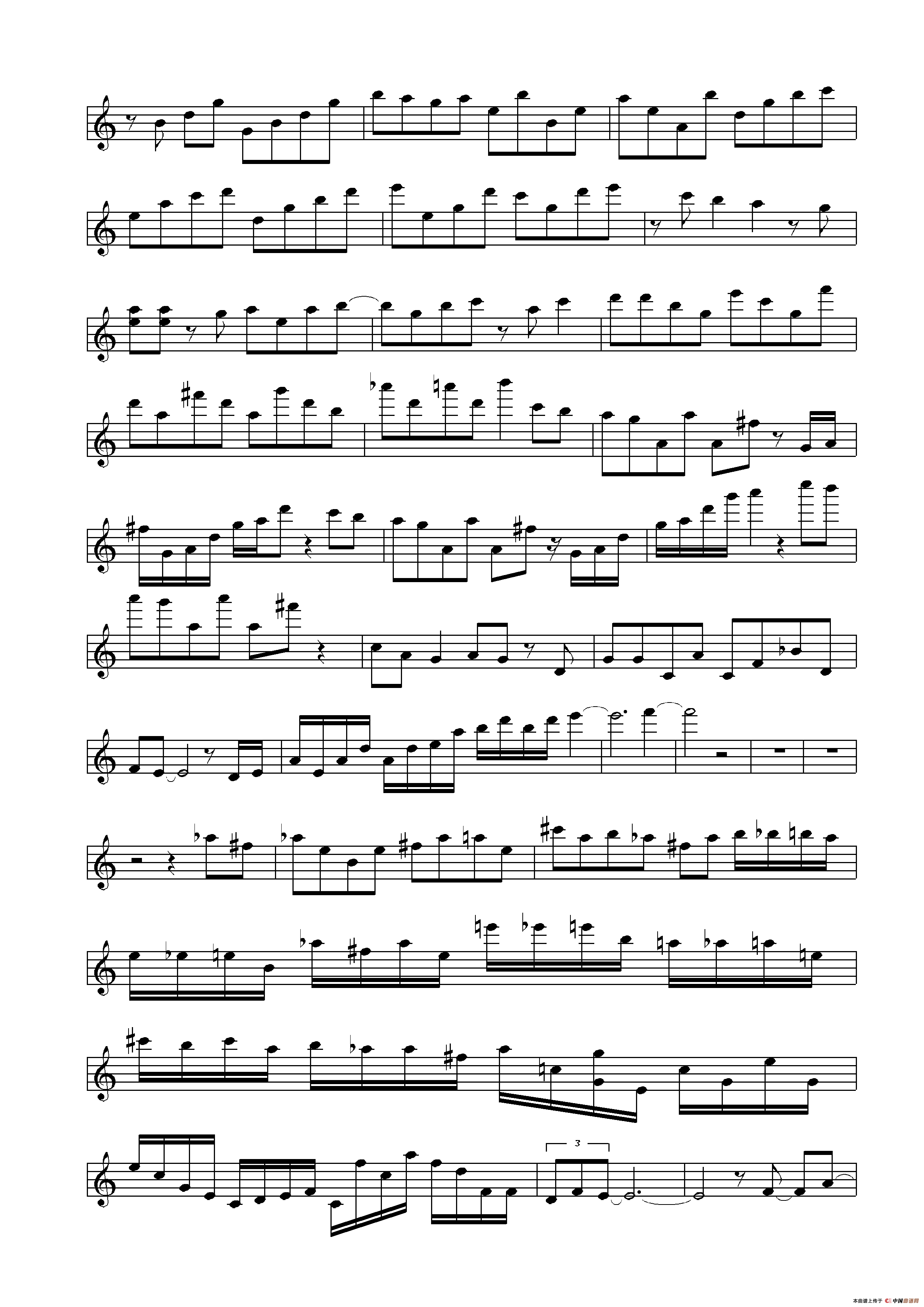 Classical Gas（小提琴谱）