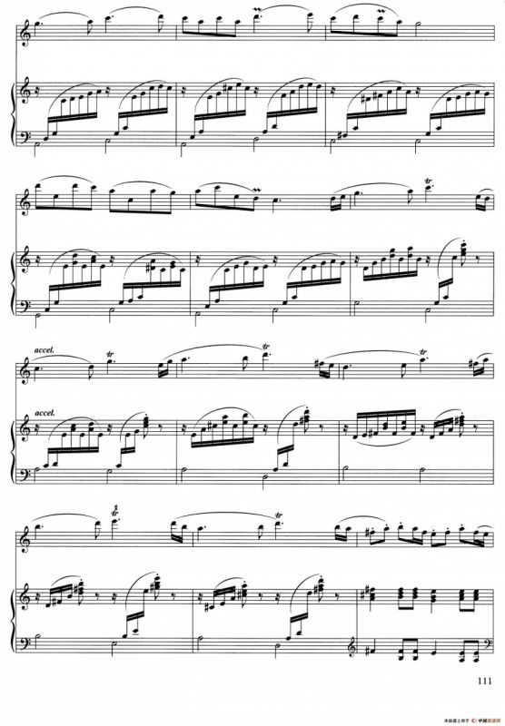 小黄鹂鸟的变奏曲（长笛与钢琴）