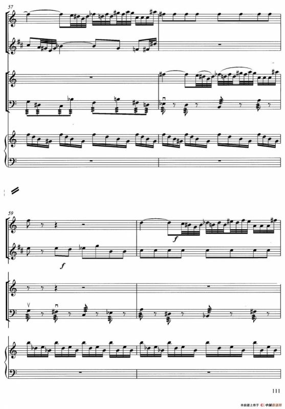 秋色（为长笛、单簧管、钢琴而作）