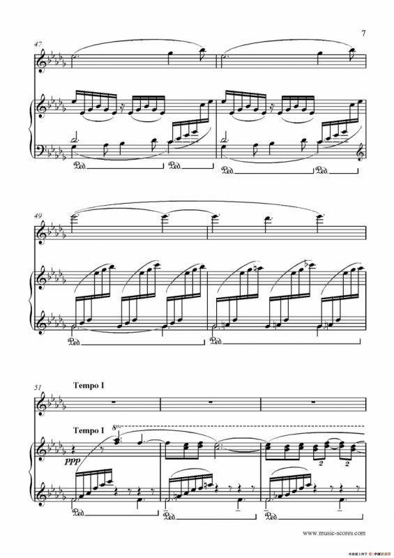 Clair de lune（长笛+钢琴伴奏）