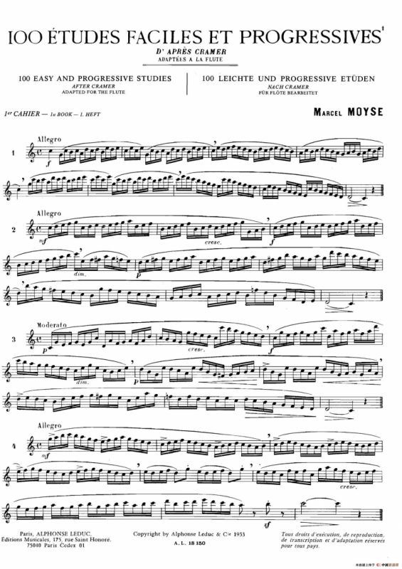 简易练习曲100首