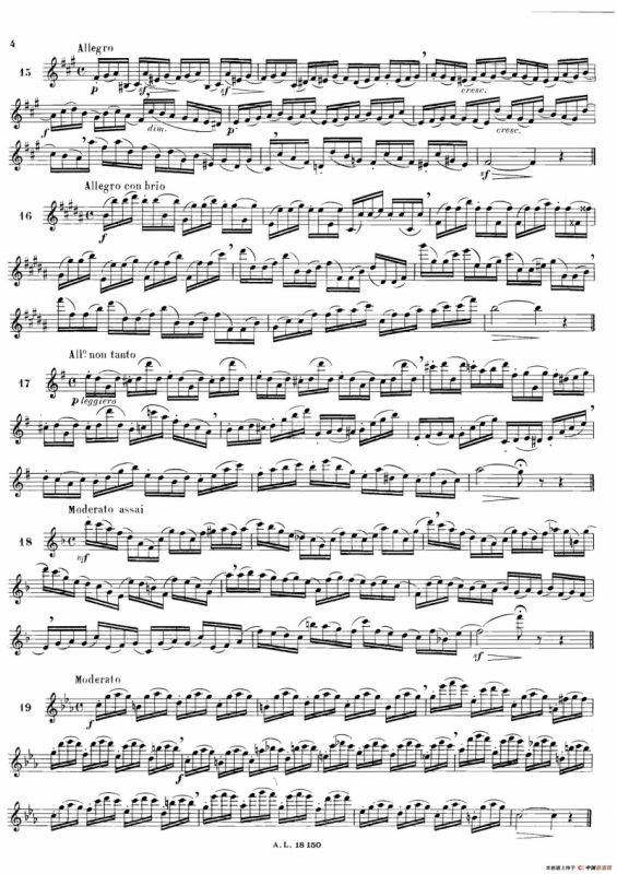 简易练习曲100首