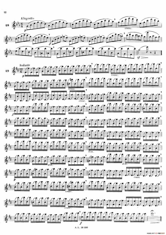 简易练习曲100首