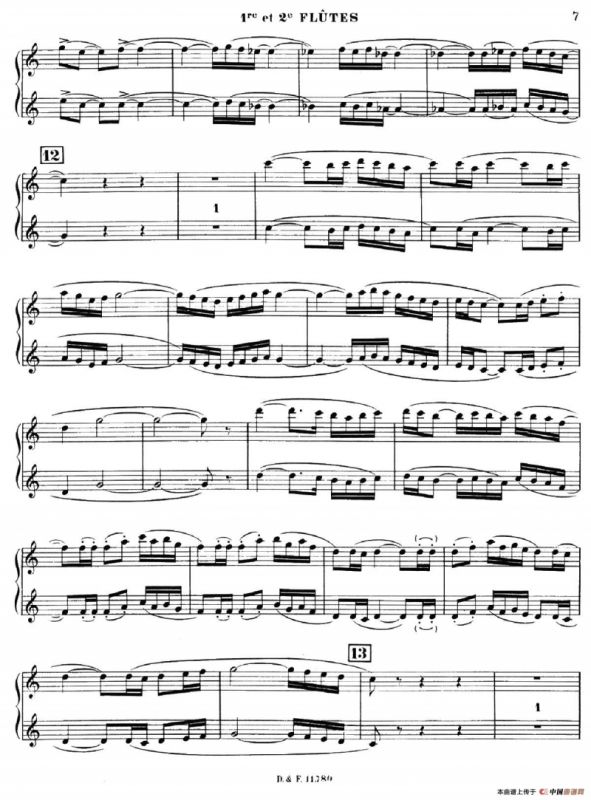 BOLERO（波莱罗）（交响乐长笛分谱）