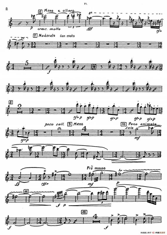 Nonetto（长笛分谱）