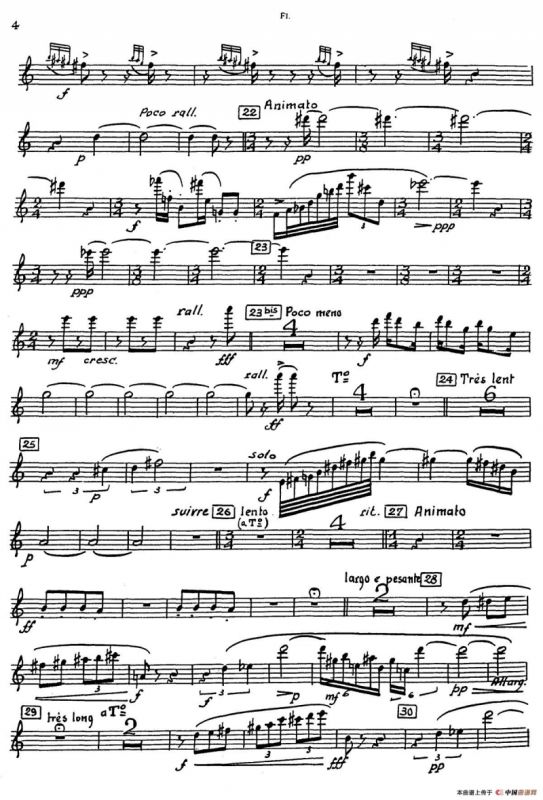 Nonetto（长笛分谱）