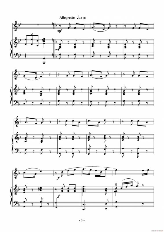 故乡行（长笛独奏+钢琴伴奏）