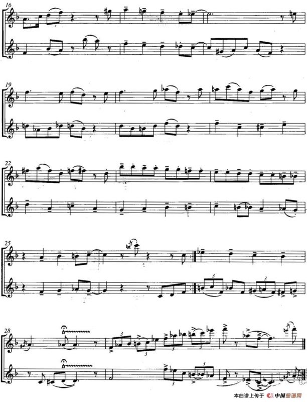 变幻布鲁斯（Chromatic Blues）（二重奏）