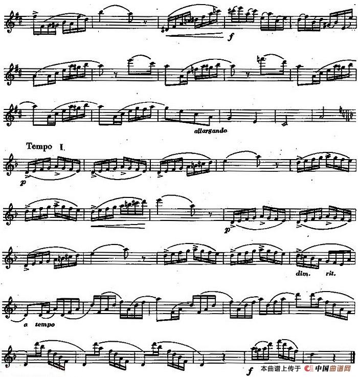 长笛练习曲100课之第75课 （低音区音阶进行与音色和运指练习曲）